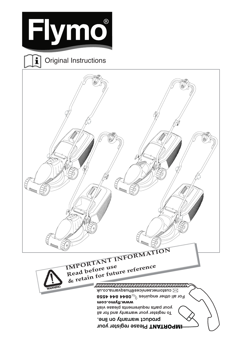 Flymo VENTURER 32 EM032 User Manual | 10 pages