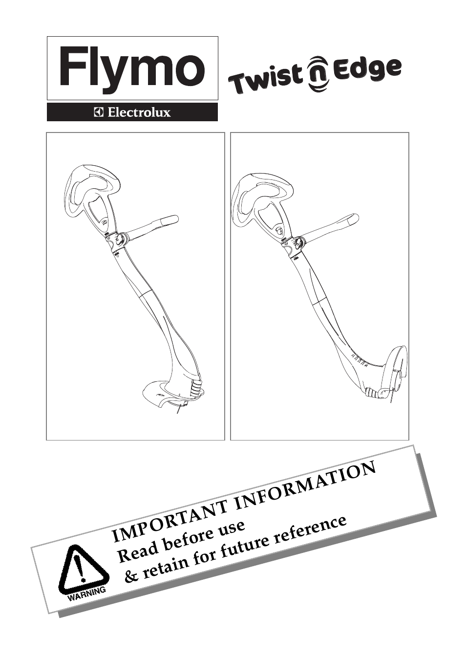 Flymo Twist n Edge Trimmer User Manual | 8 pages
