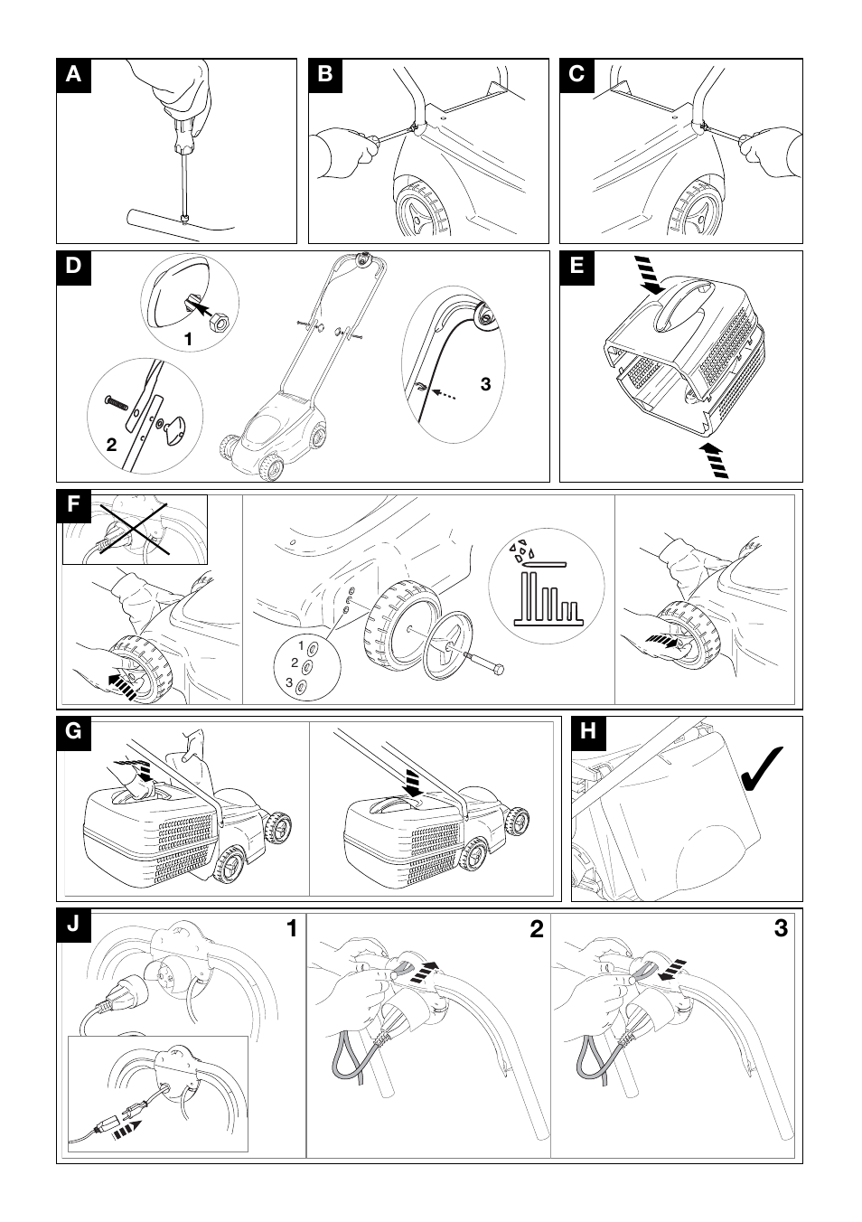 Flymo RE320 User Manual | Page 3 / 9