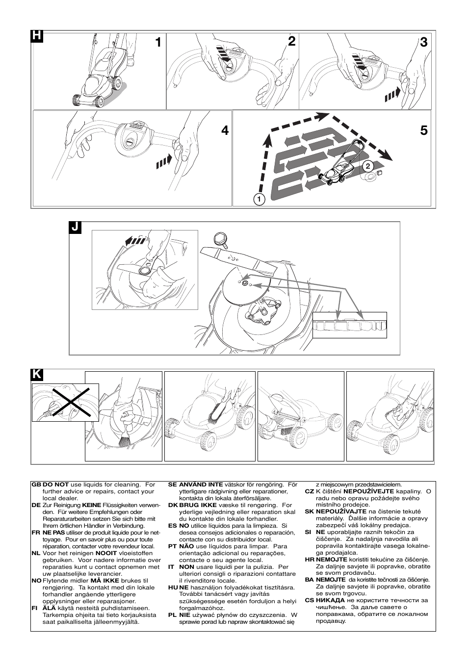 Flymo R330 User Manual | Page 4 / 9