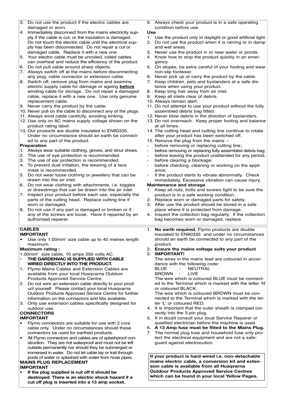 Flymo Garden Vac User Manual | Page 3 / 8