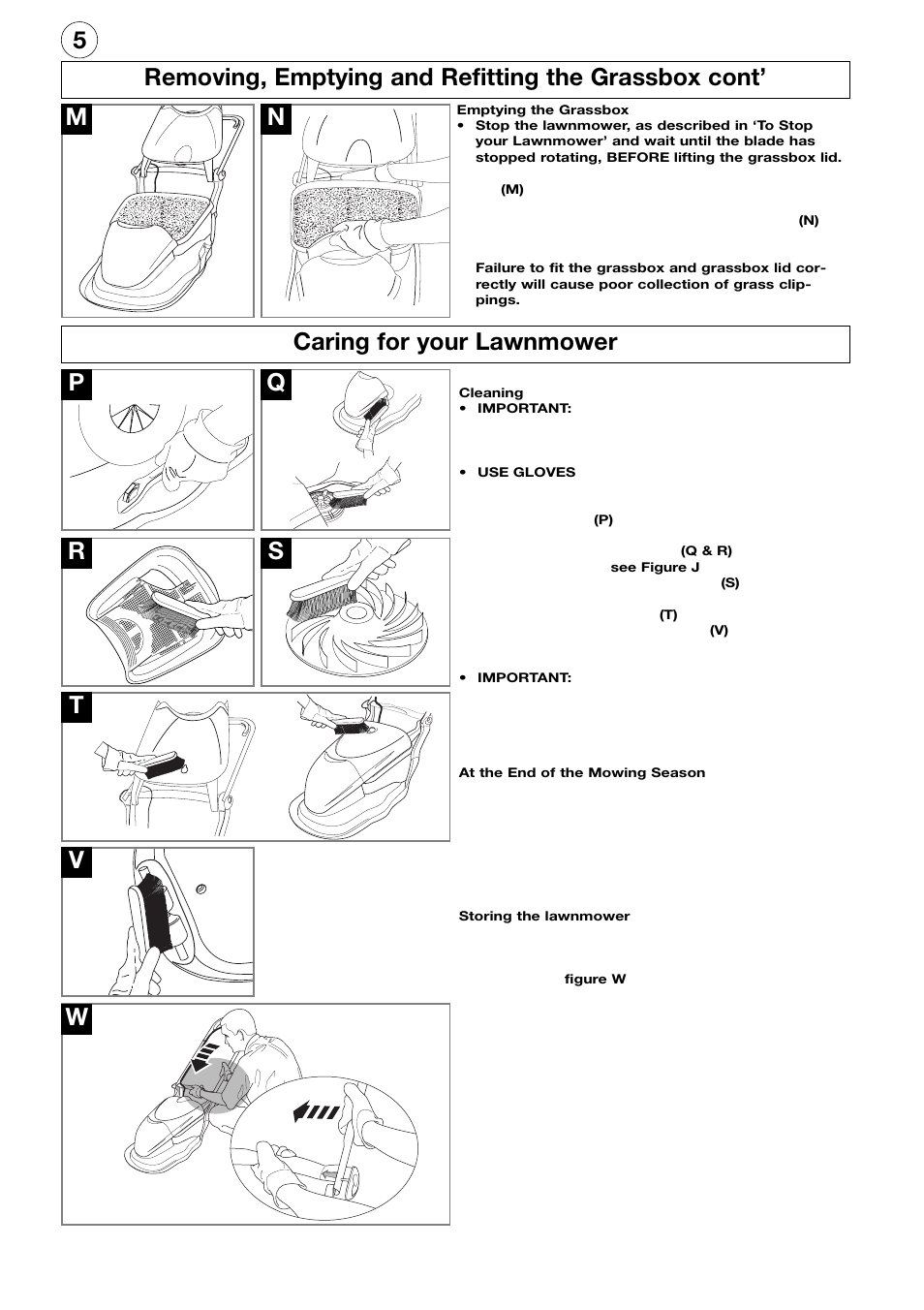 Caring for your lawnmower | Flymo Electrolux Hover Compact User Manual | Page 6 / 8