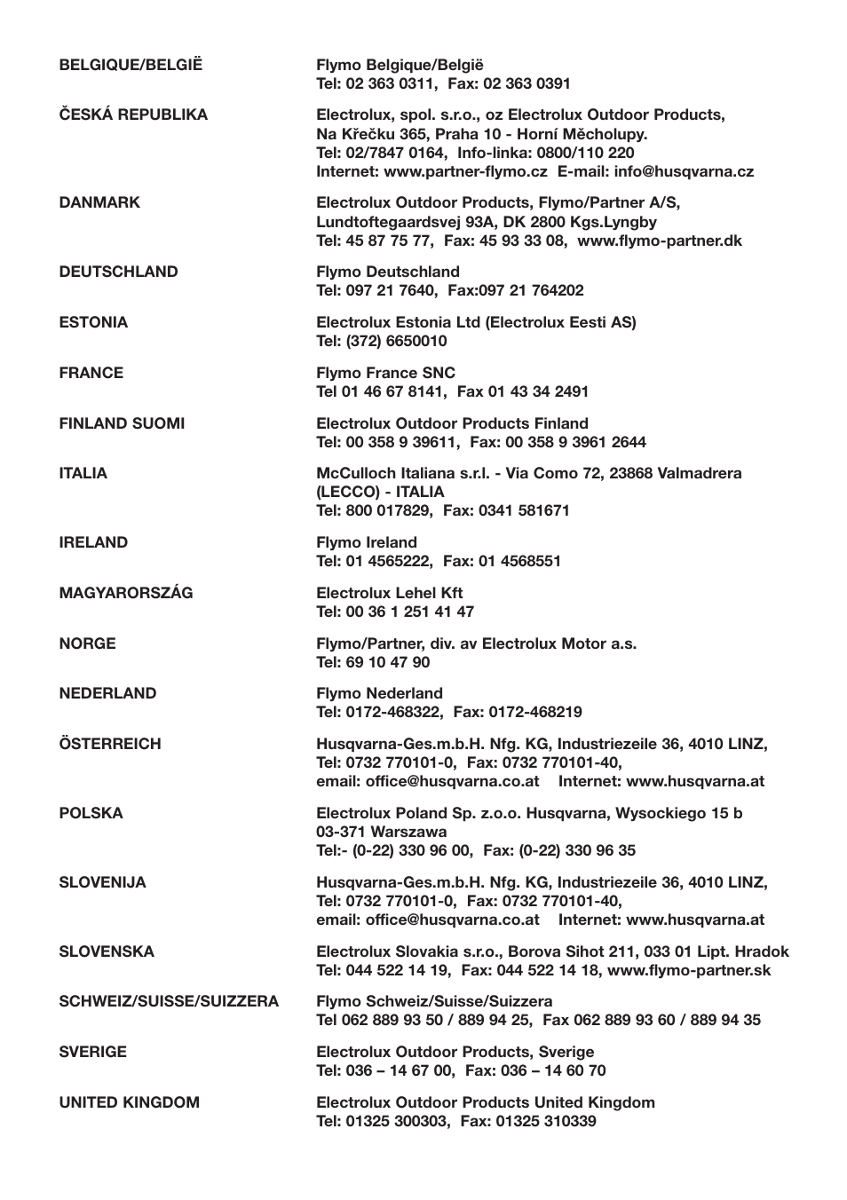 Flymo Electrolux EHT 530s User Manual | Page 10 / 11