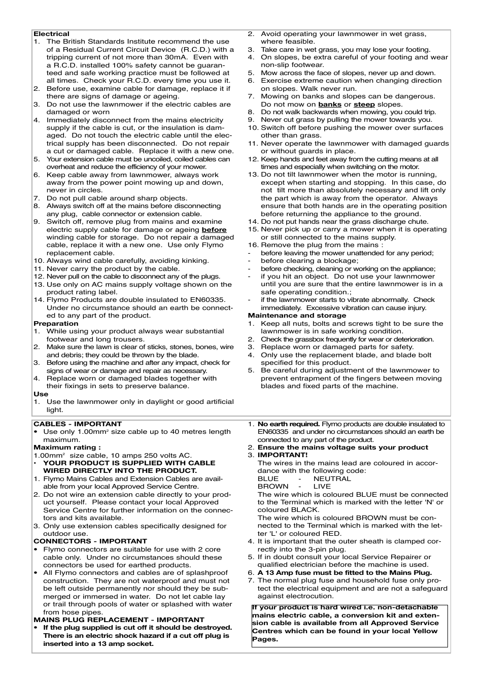 Flymo ROLLERMO RM032 User Manual | Page 3 / 10