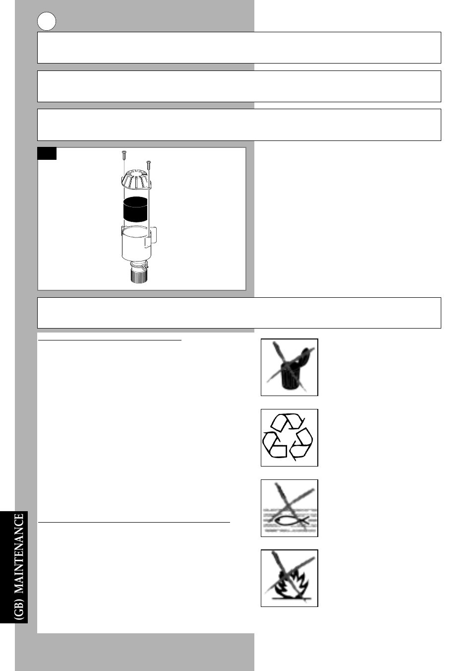 8(gb) maintenance, Rengine maintenance, Environmental information | Flymo GT500 User Manual | Page 10 / 14