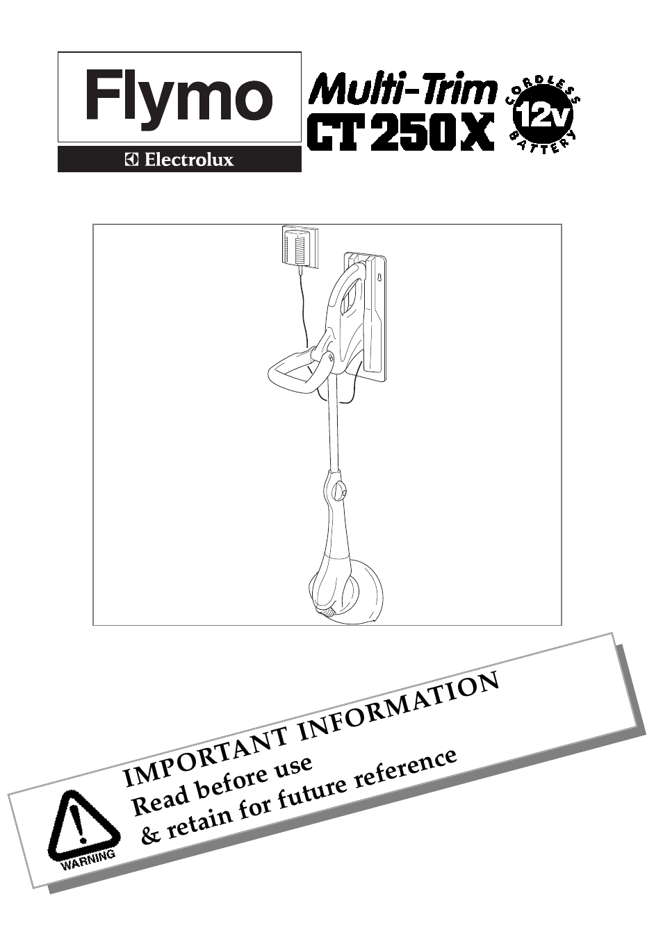 Flymo Electrolux CT250 User Manual | 8 pages