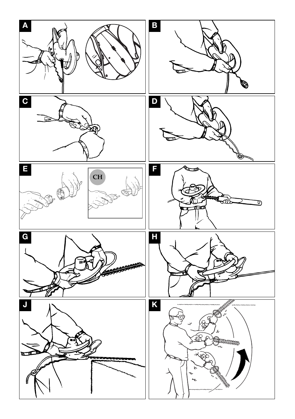 Flymo Electrolux EHT 450s User Manual | Page 3 / 9