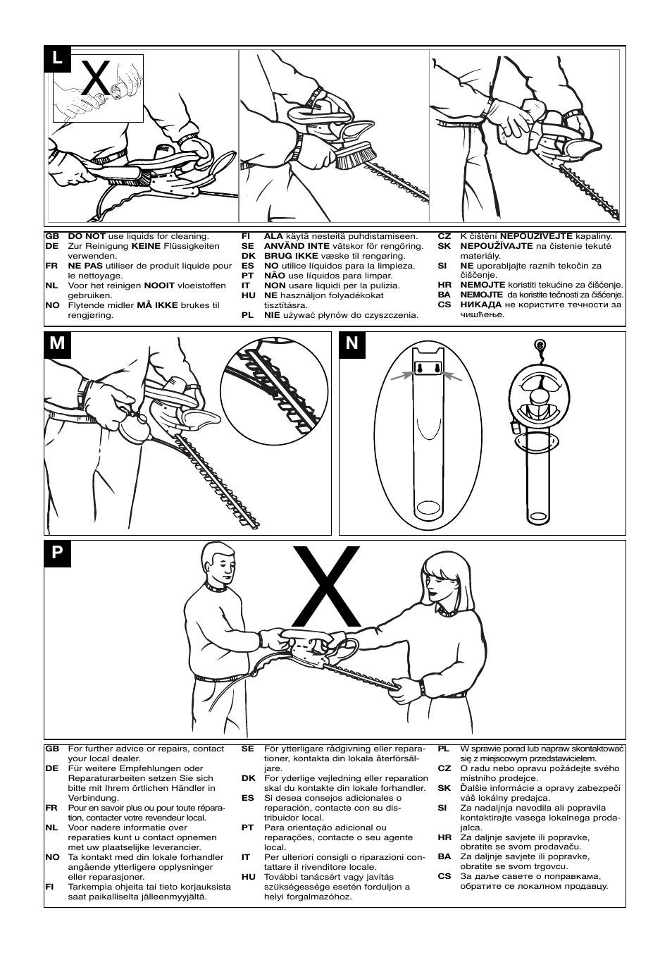 Flymo Electrolux EHT 450s User Manual | Page 4 / 9