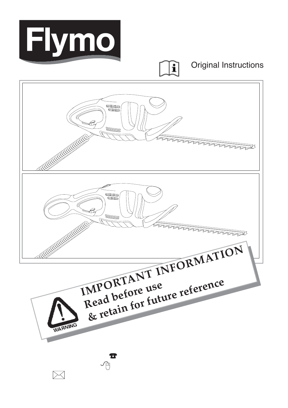 Flymo EasiCut 600XT User Manual | 9 pages