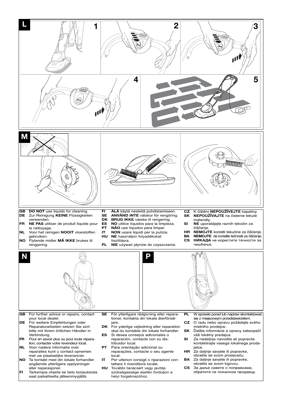 Flymo Micro Lite 5119627-03 User Manual | Page 4 / 9