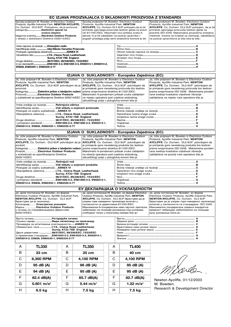 Flymo TURBO LITE 400 User Manual | Page 8 / 9