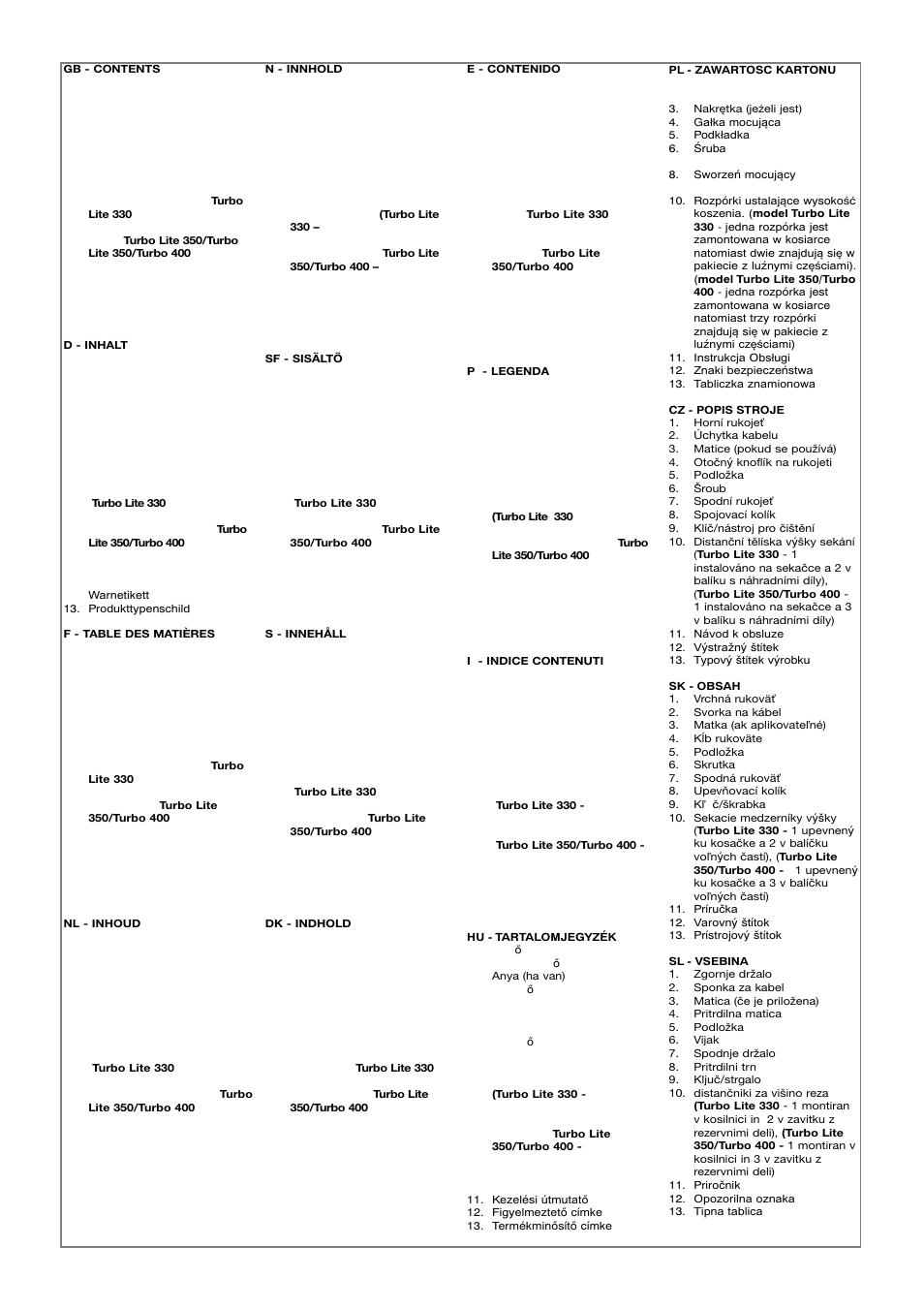 Flymo Turbo 400 User Manual | Page 4 / 11