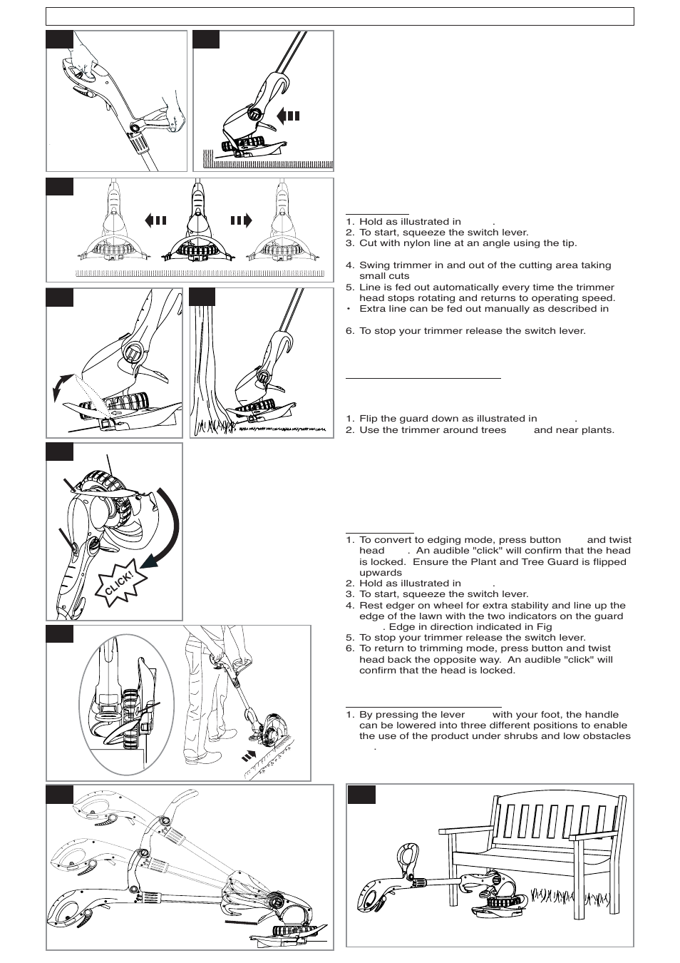 J1 l h j2 how to use, Mk1 k2 n p | Flymo CONTOUR 500 XT User Manual | Page 5 / 9
