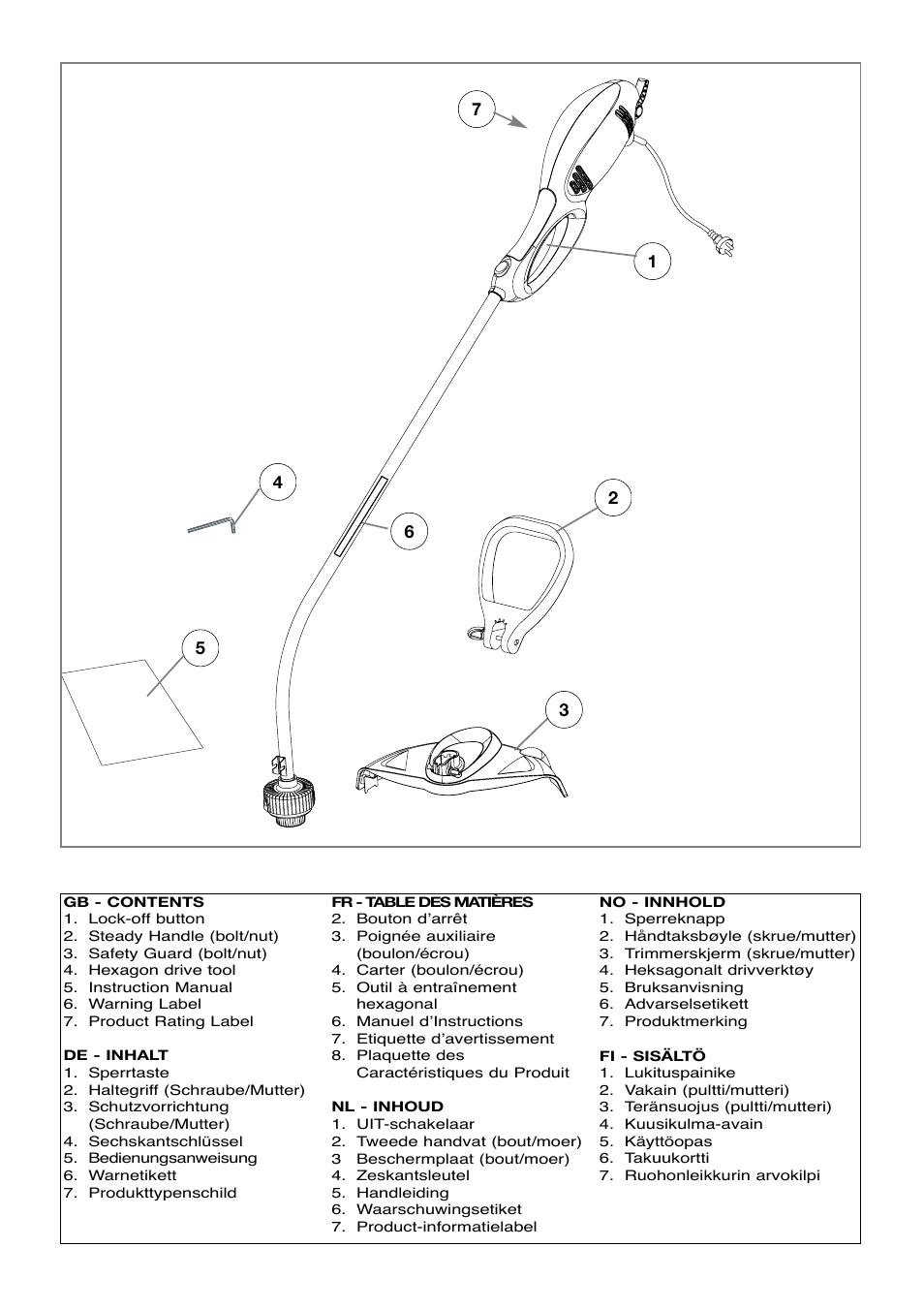 Flymo Samurai 800/1000 User Manual | Page 2 / 52