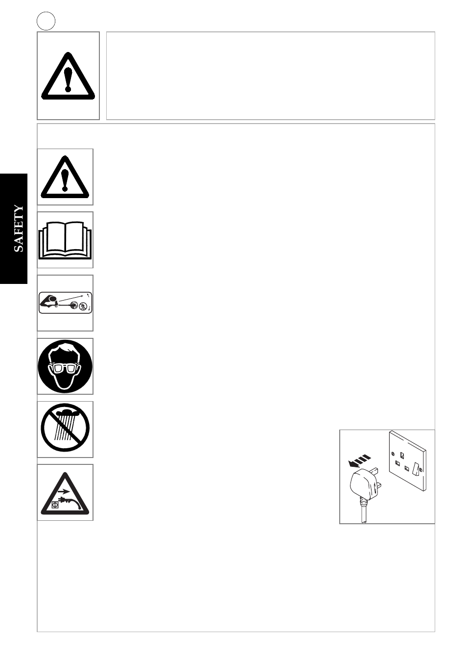 2safety | Flymo Mini-Trim Trimmer I User Manual | Page 3 / 15