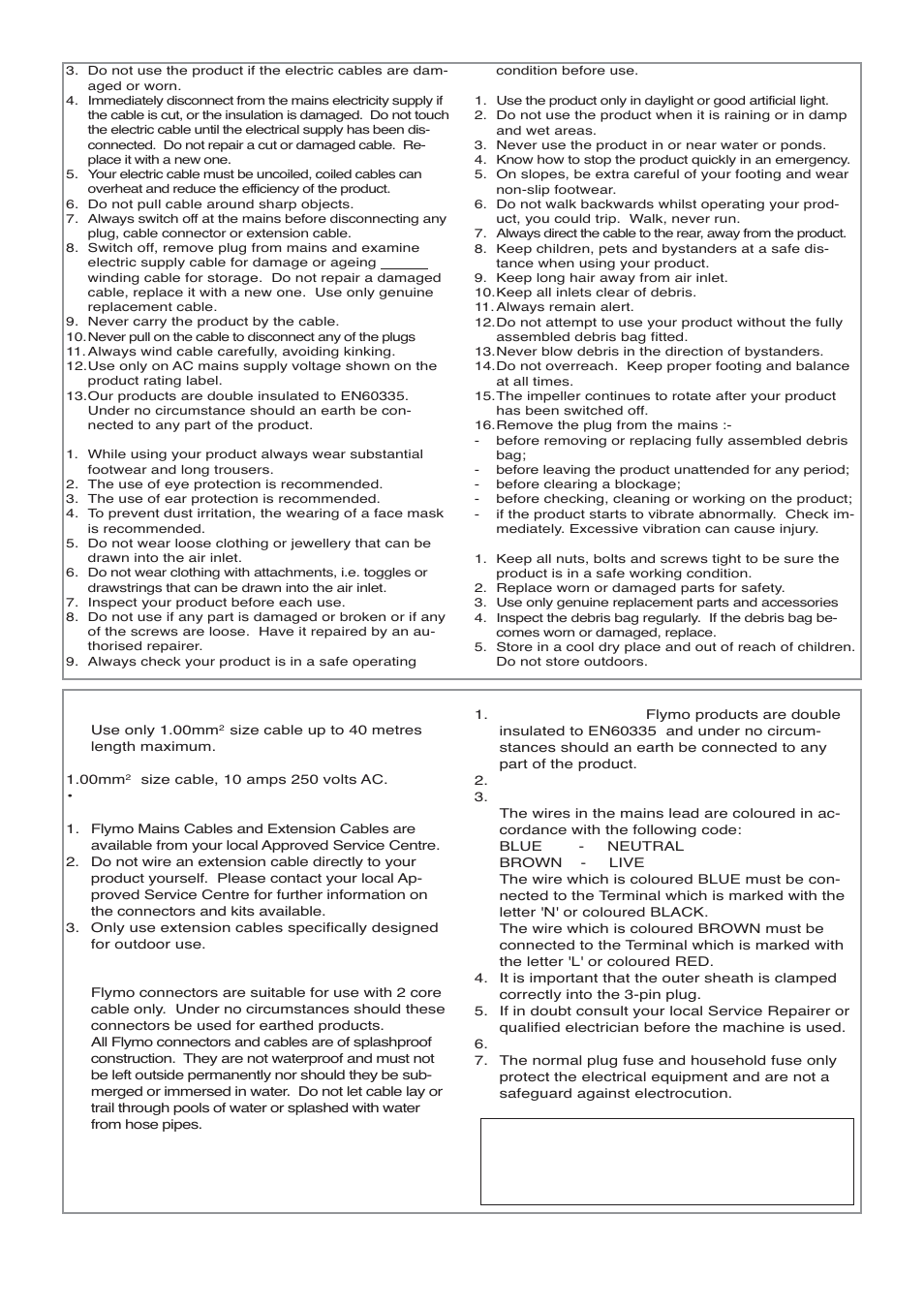 Flymo TWISTER 2700XV User Manual | Page 3 / 8