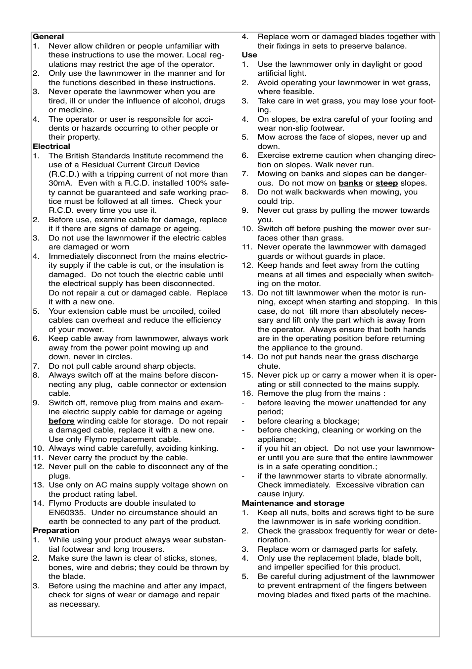 Flymo VENTURER 320 User Manual | Page 3 / 8
