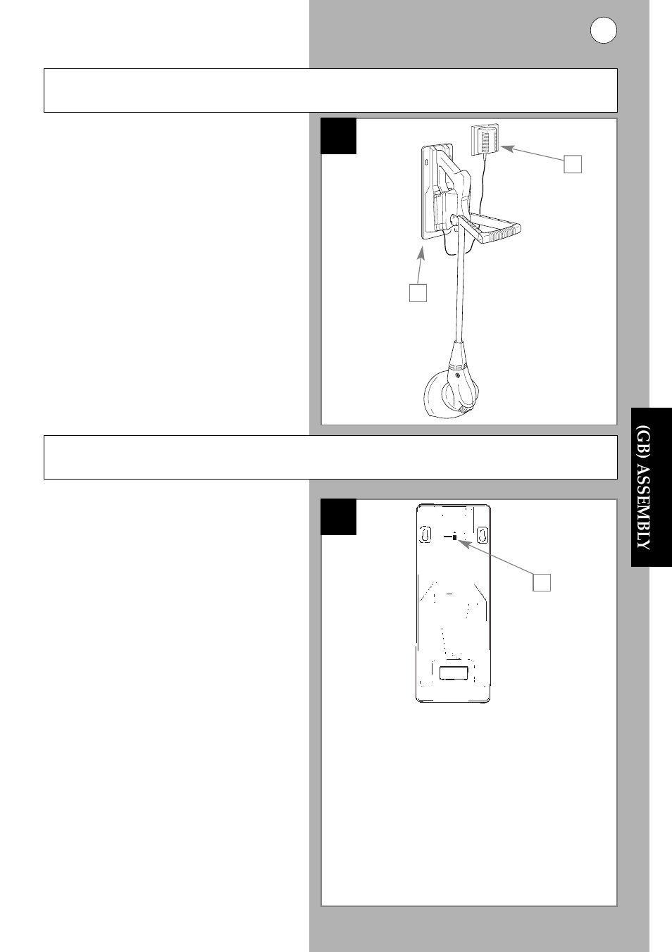5(gb) assembl y, Fitting the wall bracket g | Flymo Multi-Trim CT250 plus User Manual | Page 7 / 13