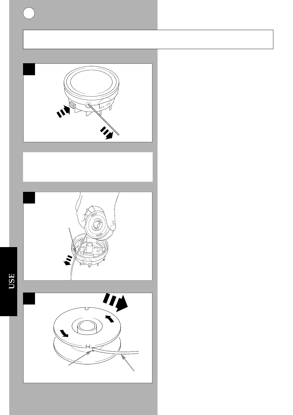 8use nylon line j | Flymo Mini Trim Auto User Manual | Page 9 / 15