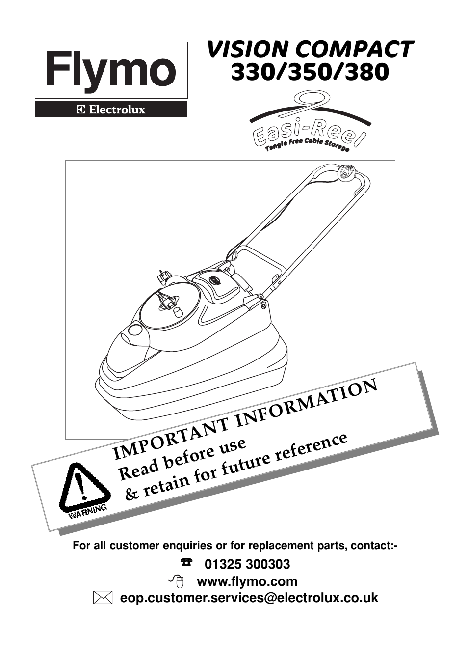 Flymo 380 User Manual | 10 pages