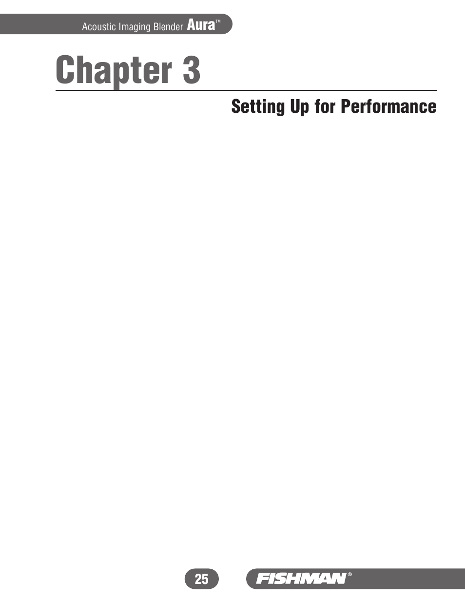 Chapter 3 | Fishman Aura User Manual | Page 25 / 36