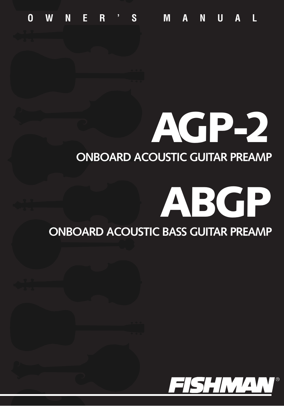 Fishman ABGP User Manual | 8 pages