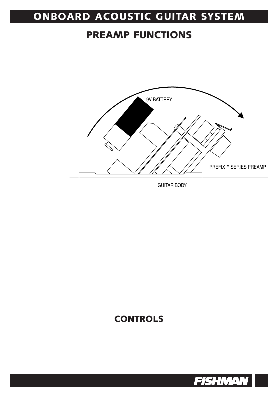 Onboard acoustic guitar system, Preamp functions | Fishman Guitar User Manual | Page 3 / 12