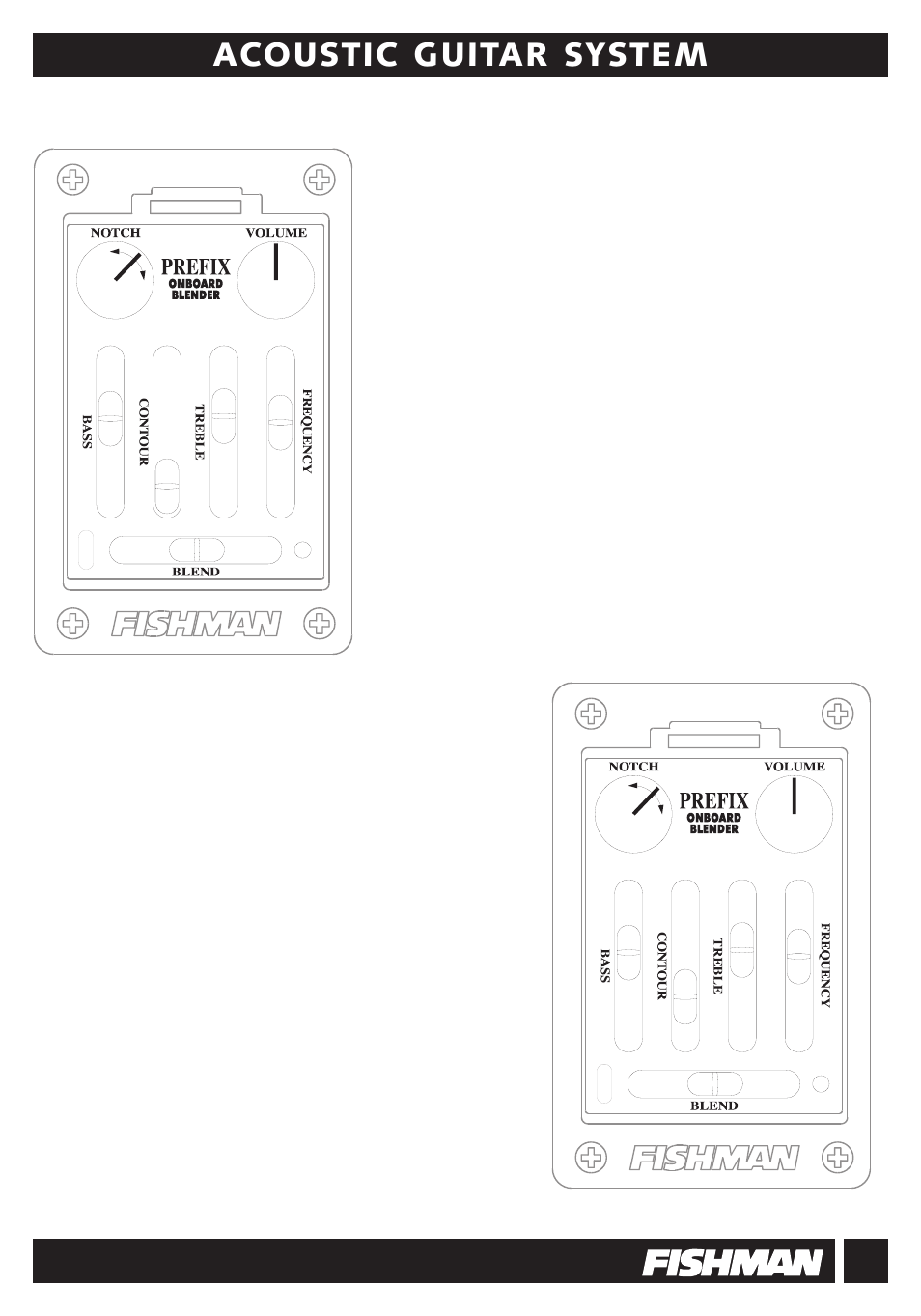 Acoustic guitar system | Fishman Blender User Manual | Page 7 / 12
