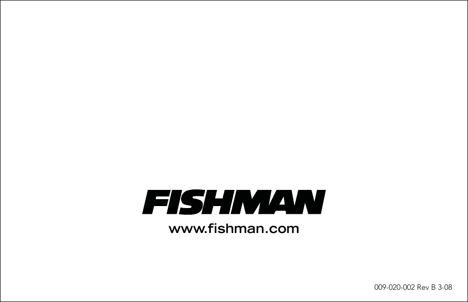 Fishman Archtop Guitar Pickup User Manual | Page 4 / 4