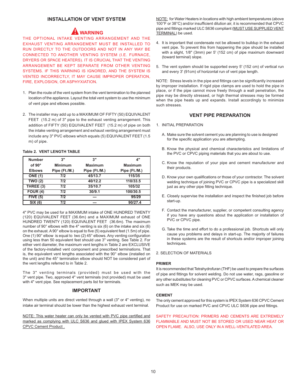 John Wood SERIES 100 User Manual | Page 10 / 36