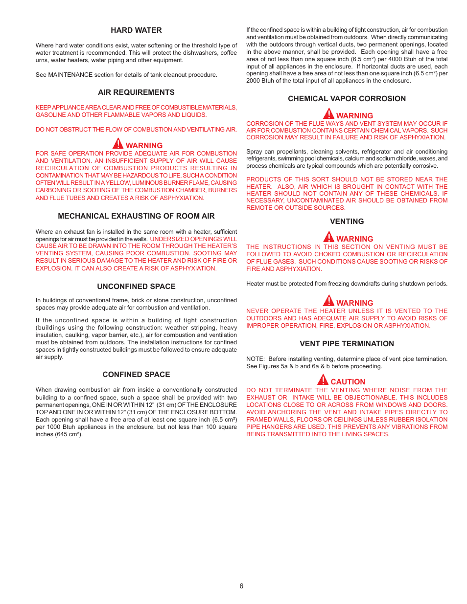 John Wood SERIES 100 User Manual | Page 6 / 36