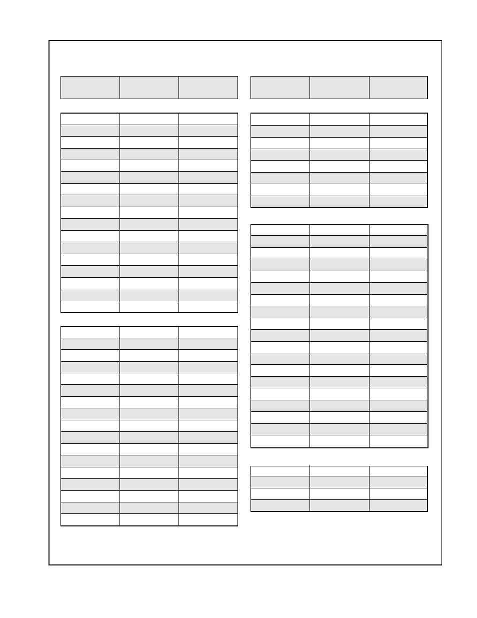 Index, Style number to page number | Firestone EMDG198 User Manual | Page 99 / 102
