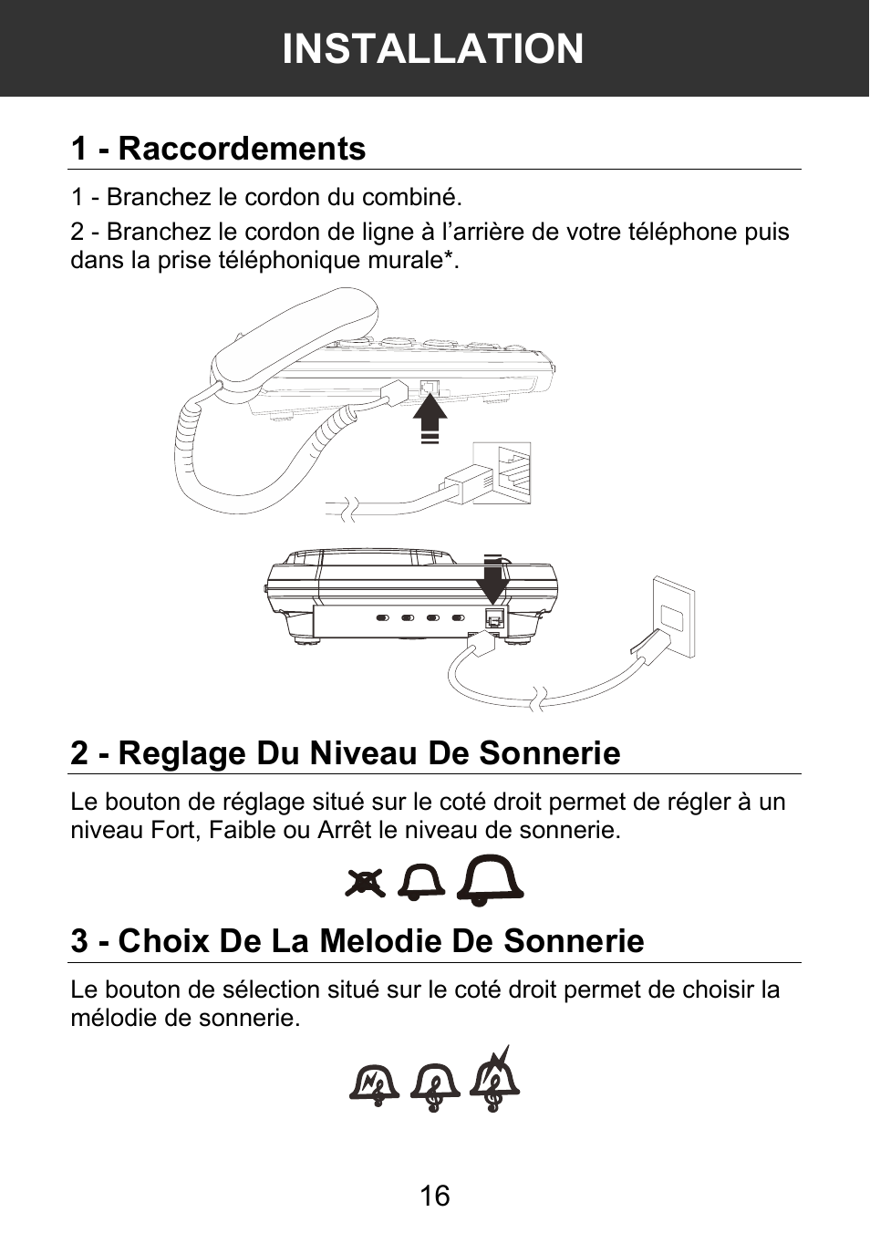 Installation | Geemarc AMPLI 100VM User Manual | Page 17 / 40