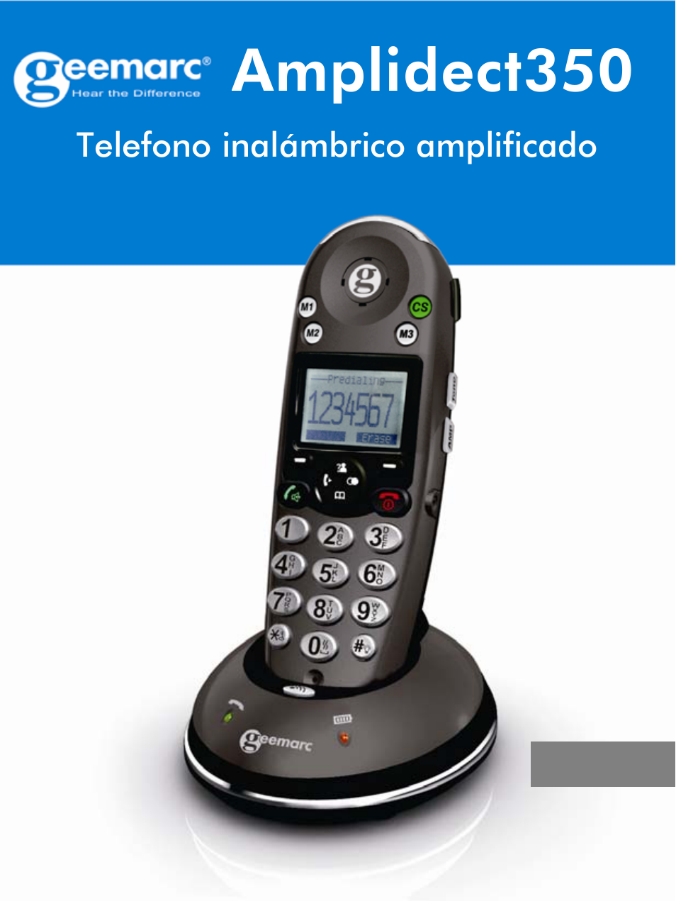 Ugamplidect350_350hs_us_sp_v1 3v2, Amplidect350, Telefono inalámbrico amplificado | Geemarc AMPLIDECT 350 User Manual | Page 162 / 236