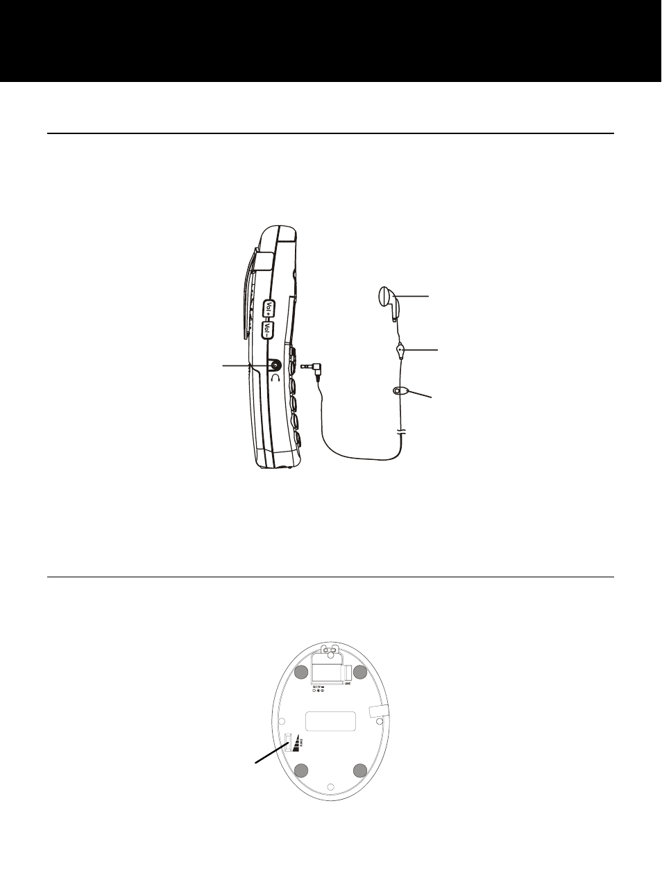 Installation, Using headset (optional), Base ringer volume switch | Geemarc AMPLIDECT 350 User Manual | Page 21 / 236