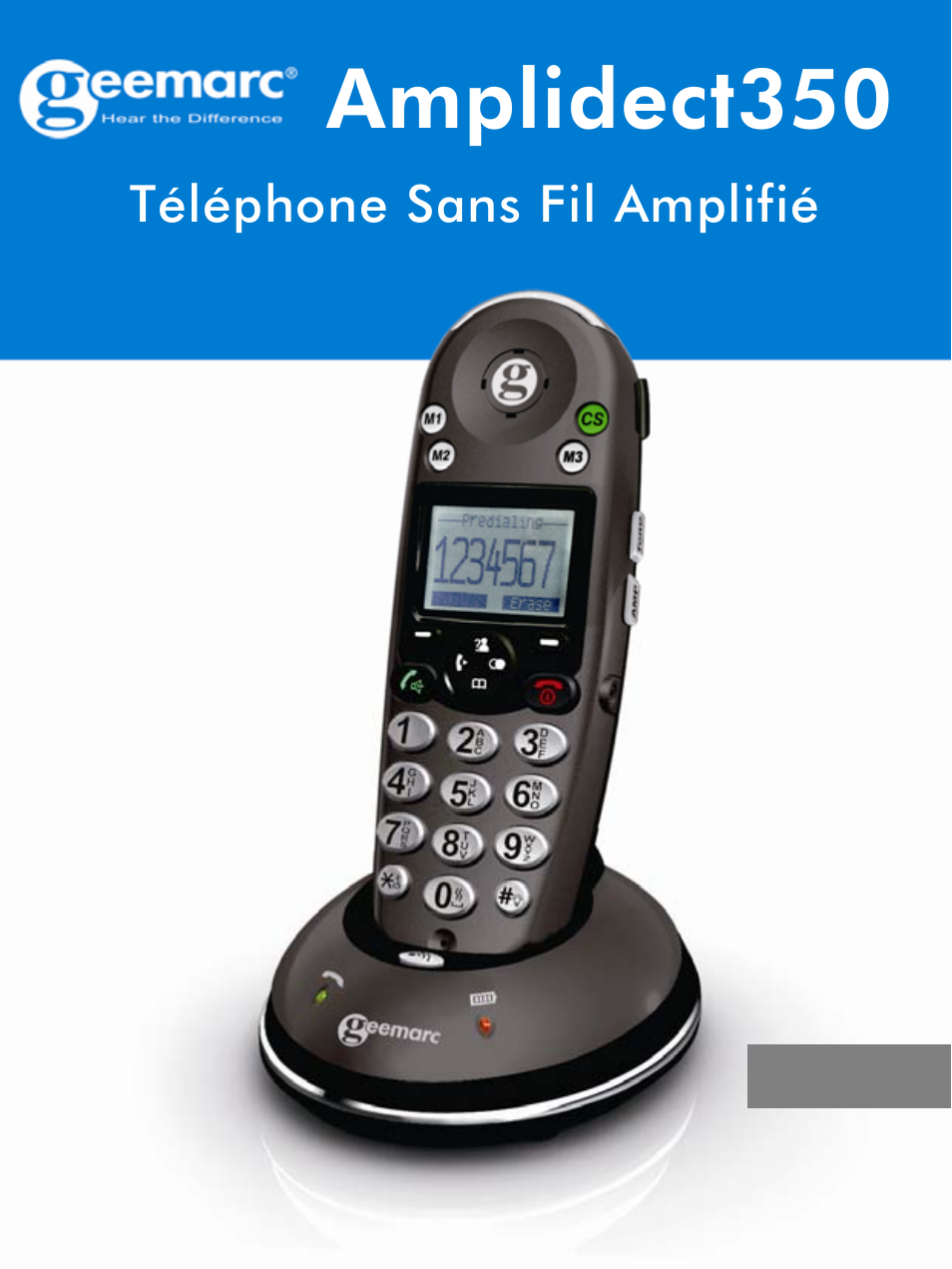 Ugamplidect350_350hs_us_fr_v1 5v2, Amplidect350, Téléphone sans fil amplifié | Geemarc AMPLIDECT 350 User Manual | Page 81 / 236