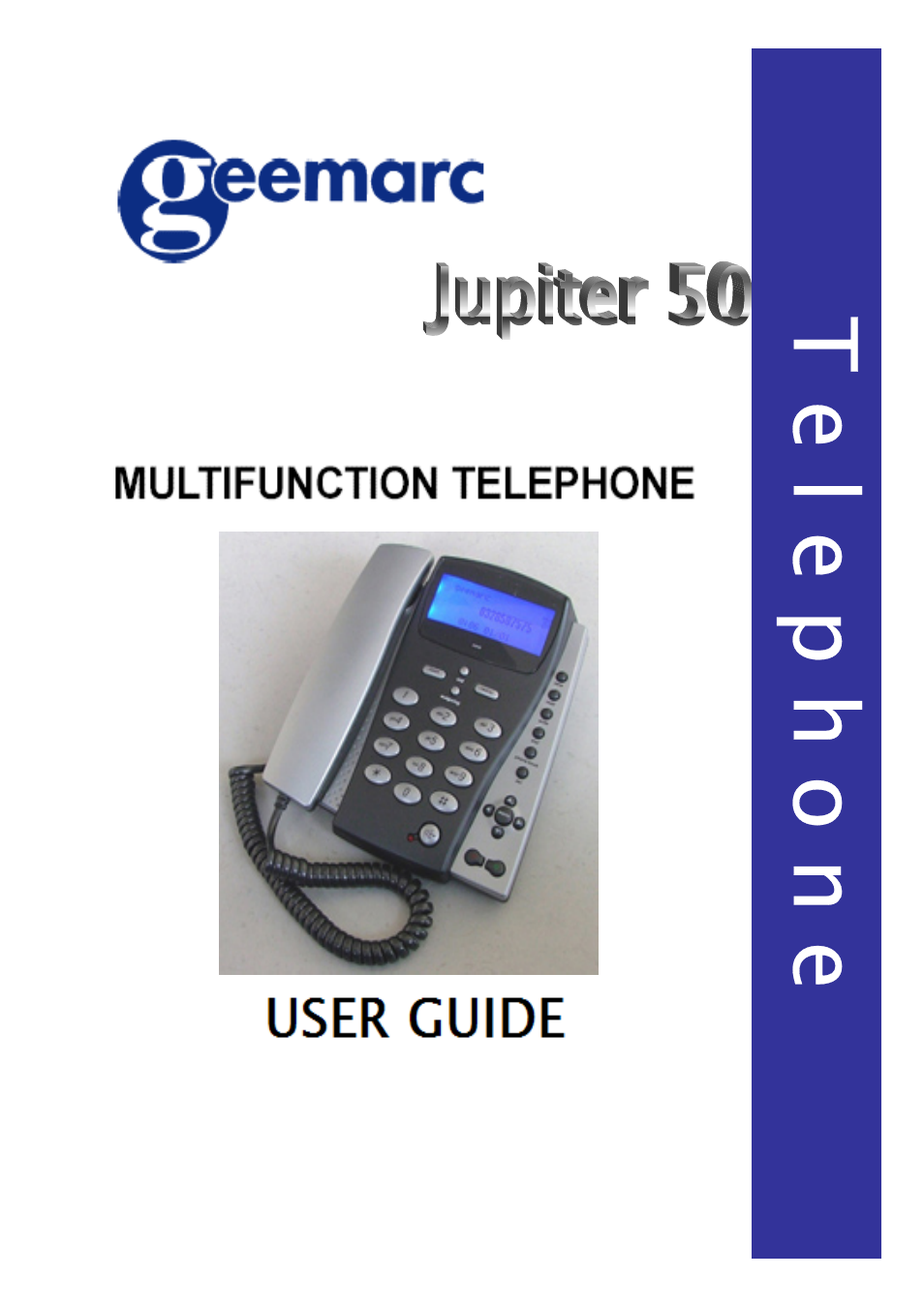 Geemarc Jupiter 50 User Manual | 21 pages