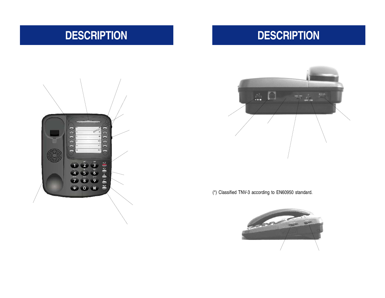 Description | Geemarc CL1100 User Manual | Page 3 / 8
