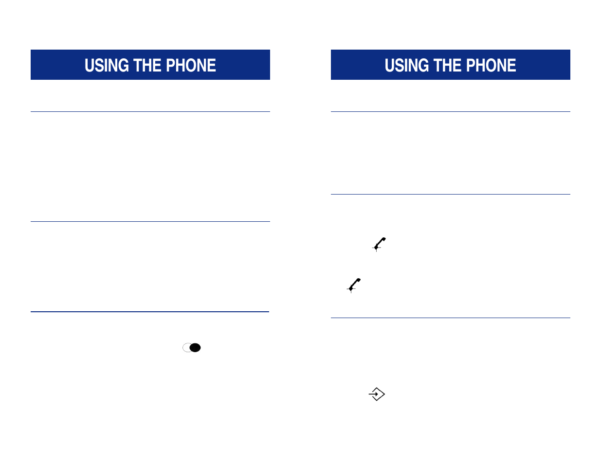 Using the phone | Geemarc CL1100 User Manual | Page 7 / 8