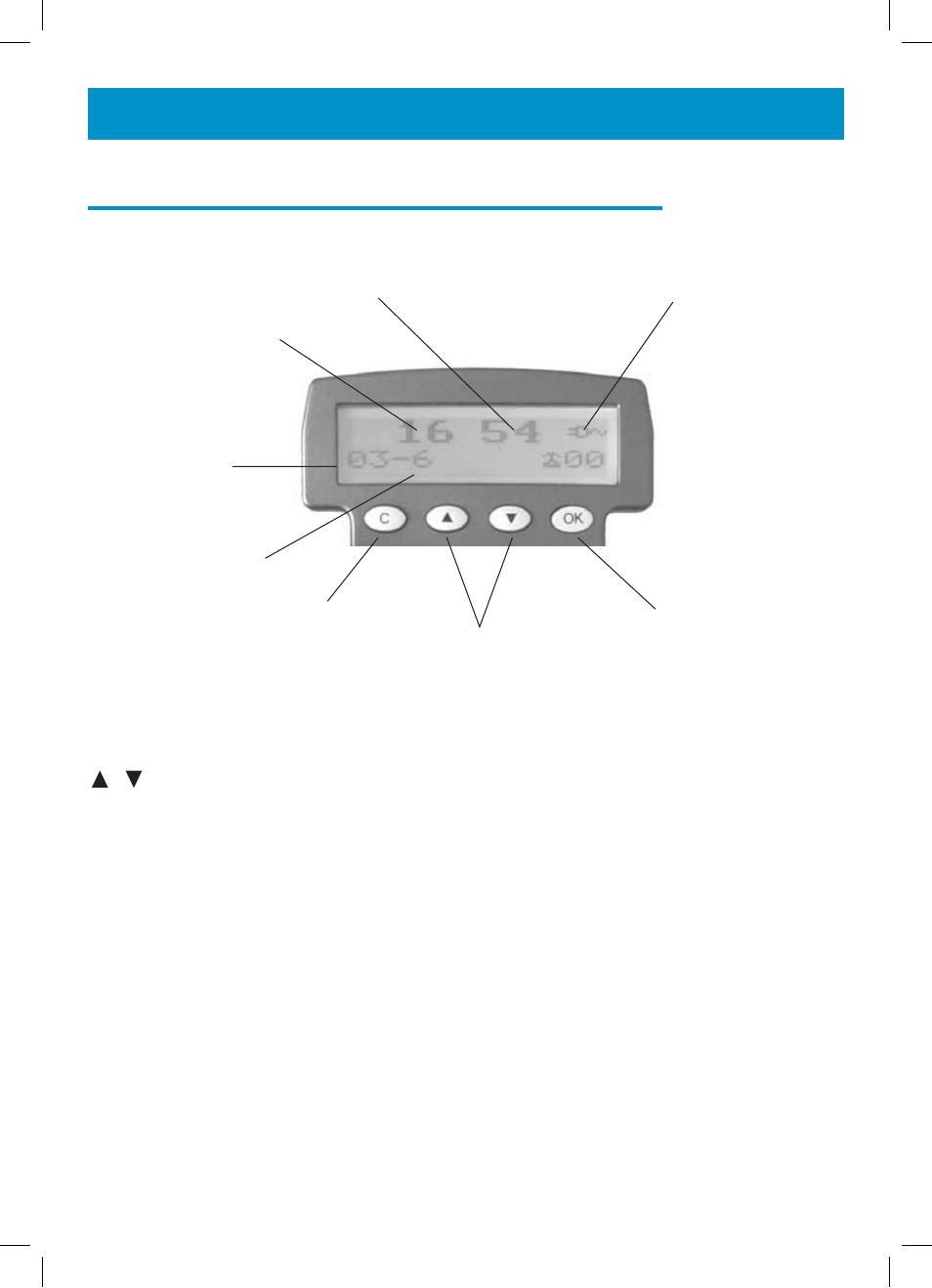 Description, Screen example (on hook position) | Geemarc 500 User Manual | Page 6 / 32