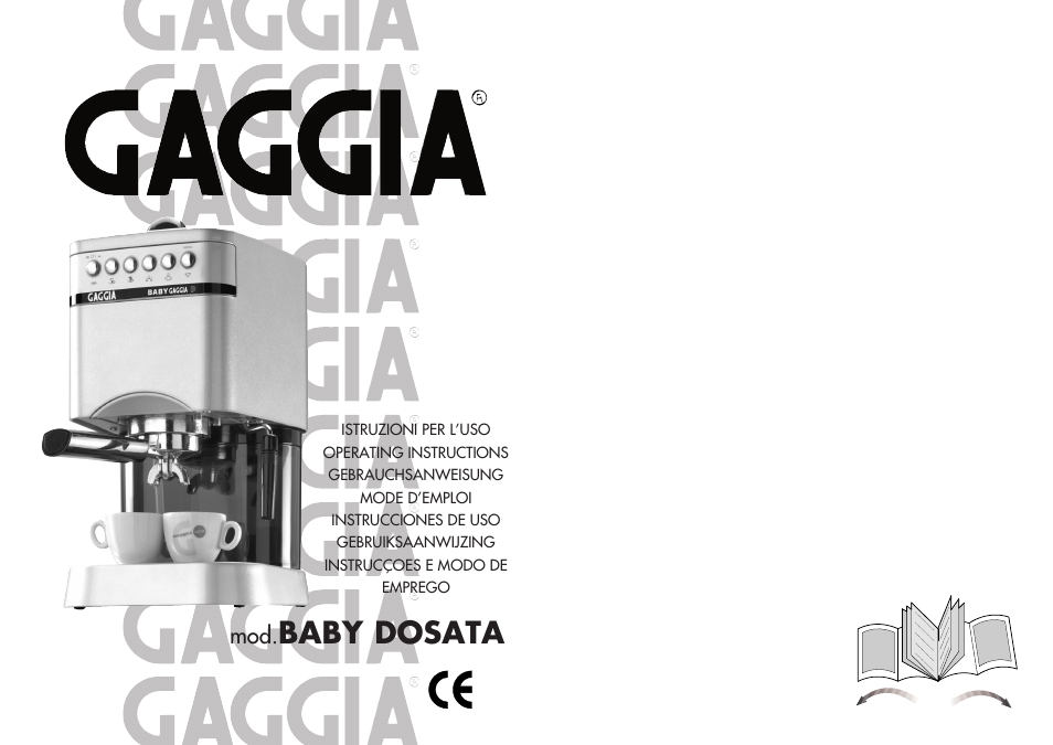 Gaggia Machine Baby Dosata User Manual | 53 pages