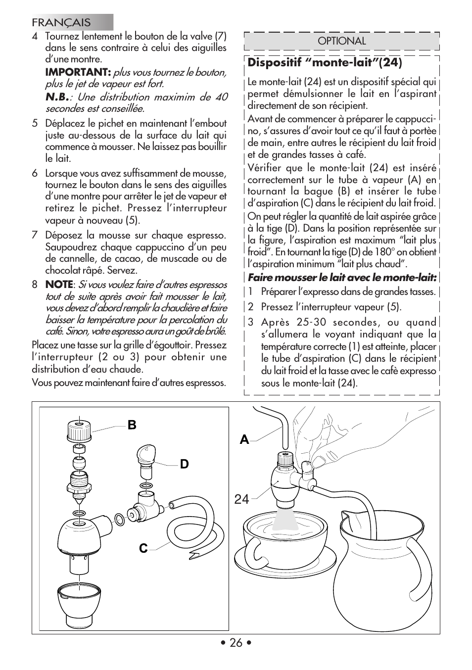 Gaggia Machine Baby Dosata User Manual | Page 30 / 53