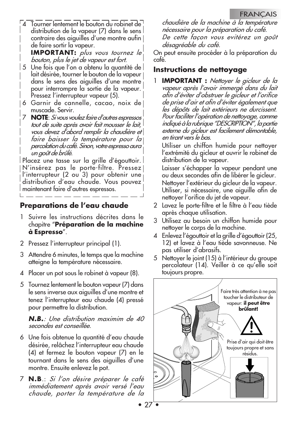 Gaggia Machine Baby Dosata User Manual | Page 31 / 53
