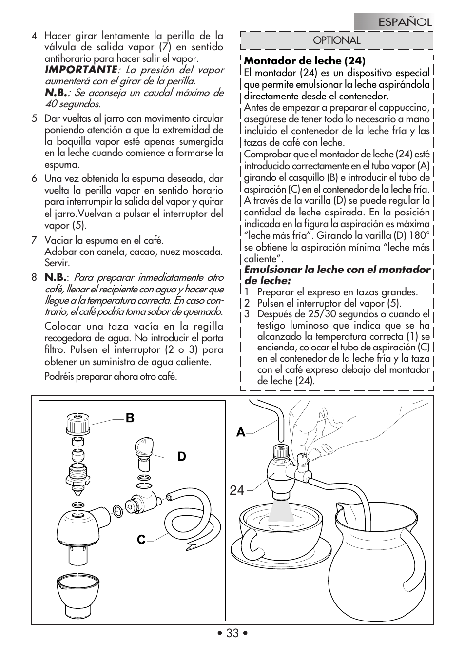 Gaggia Machine Baby Dosata User Manual | Page 37 / 53