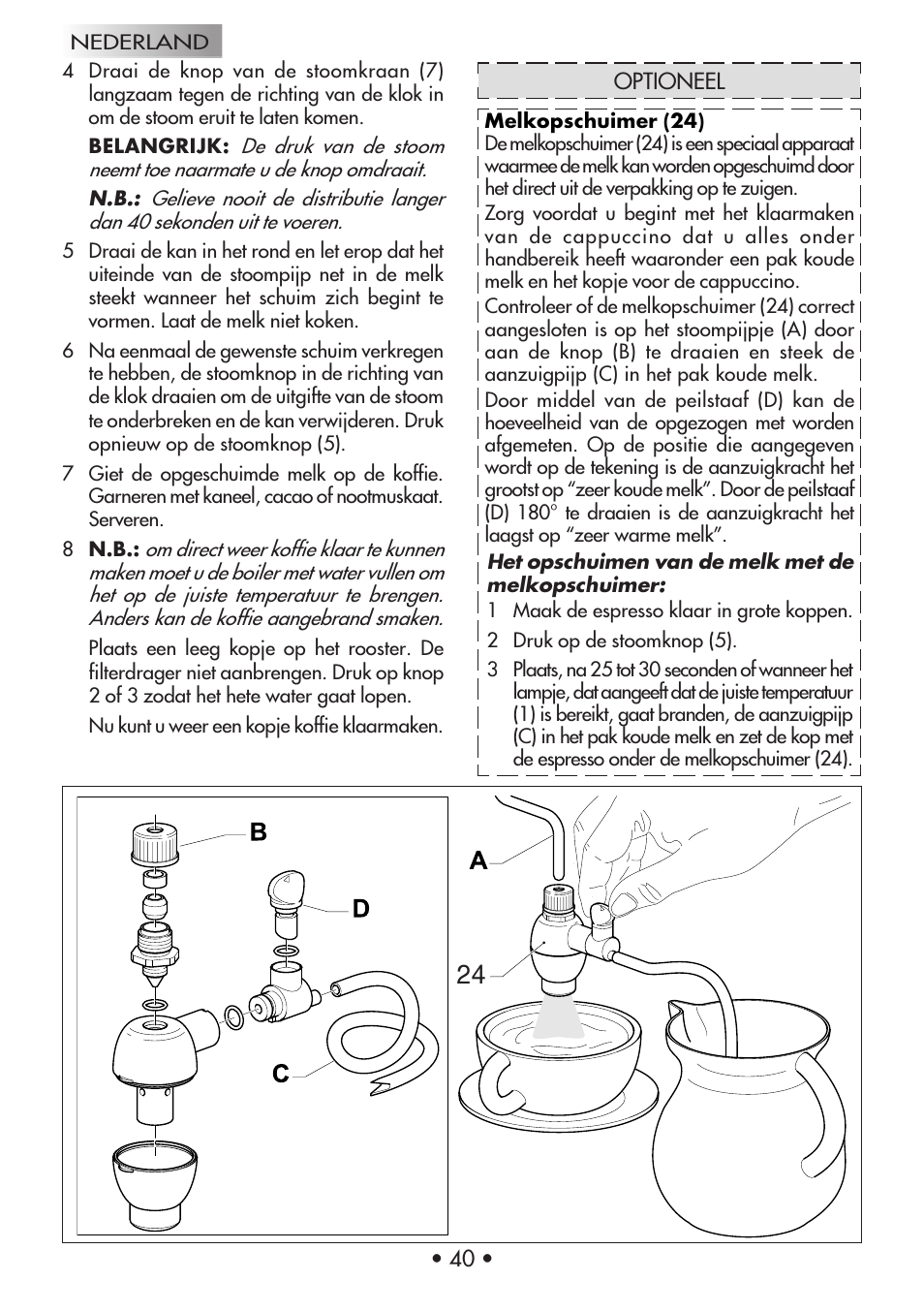 Gaggia Machine Baby Dosata User Manual | Page 44 / 53
