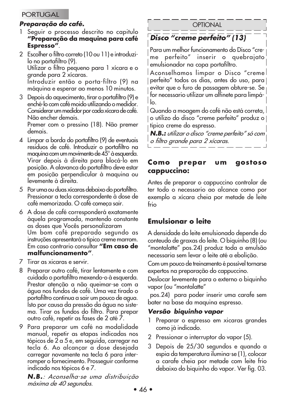 Gaggia Machine Baby Dosata User Manual | Page 50 / 53