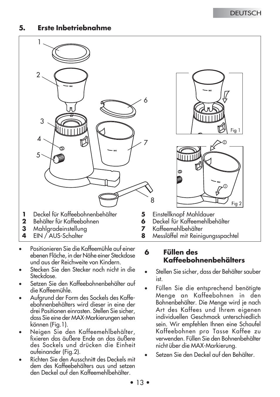 Gaggia Coffee Grinder Mod. MM Steel User Manual | Page 14 / 36
