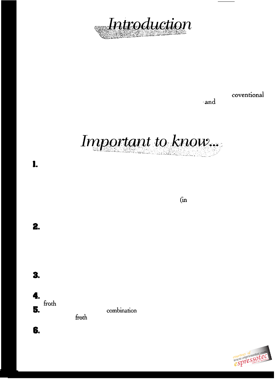 Gaggia Espresso/Cappuccino Maker User Manual | Page 6 / 13