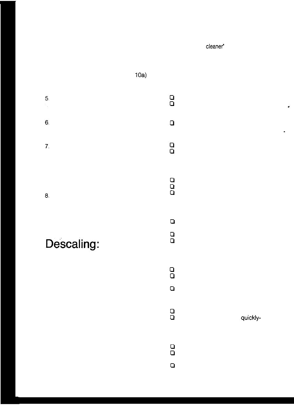 Trouble-shooting hints | Gaggia Expresso/Cappuccino Makers User Manual | Page 10 / 10