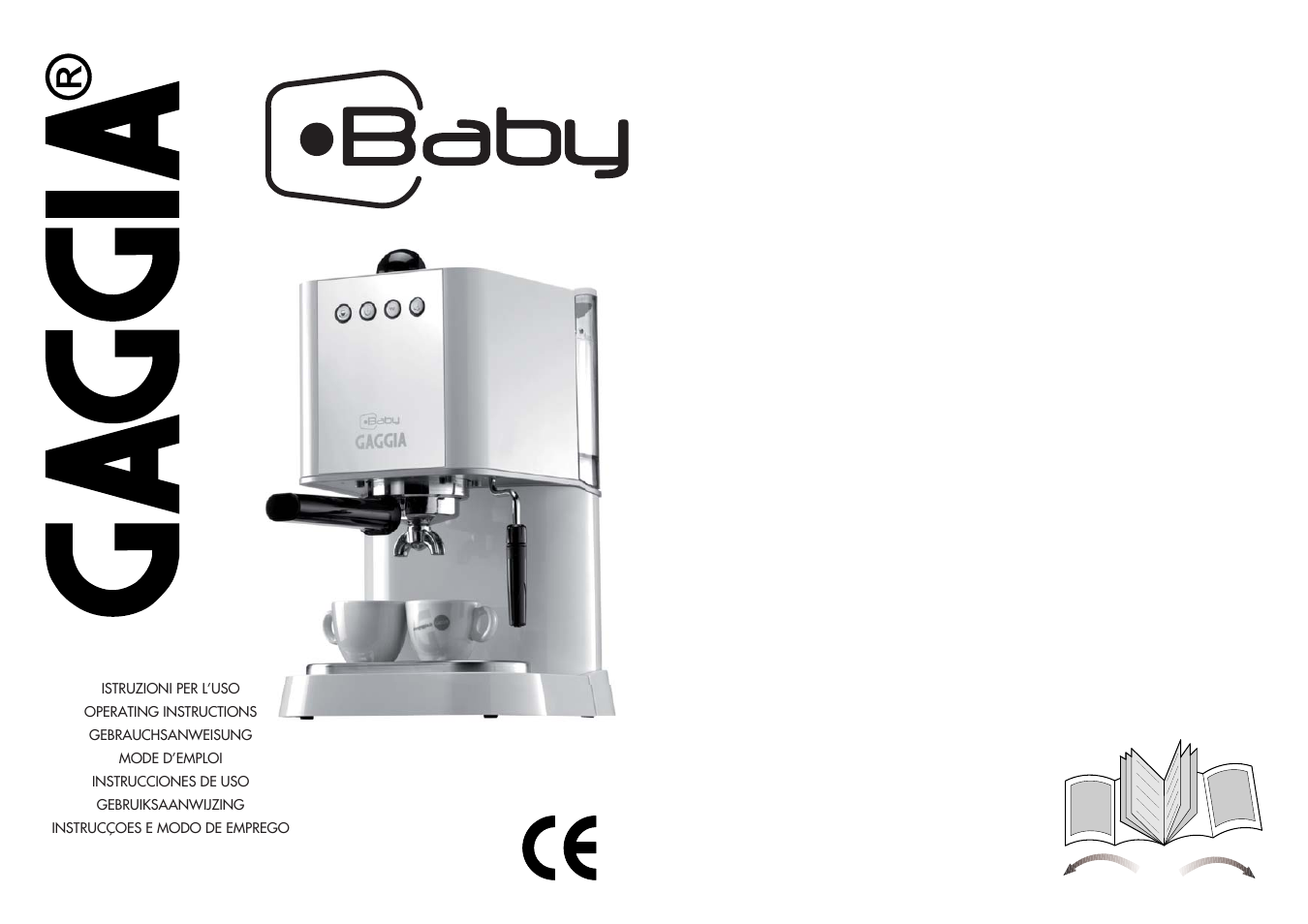 Gaggia Baby User Manual | 55 pages